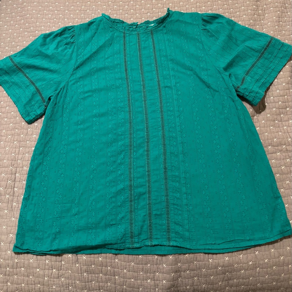 LOFT Beautiful,Vibrant Teal Blouse